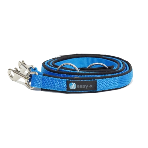 annyx Führleine Classic Bolt Fun schwarz/blau